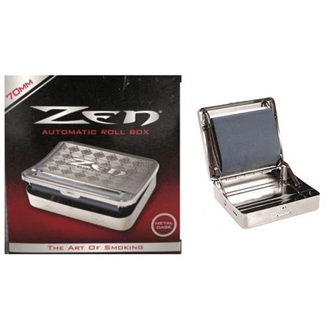 Zen 70mm Deluxe Steel Cigarette Roller Rollbox